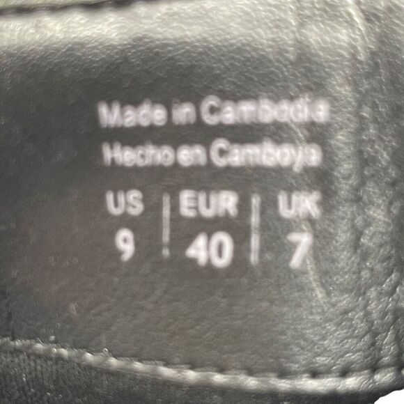 Aldo Womens Leather Side Zip Block Heel Ankle Booties Black Size 9 - Picture 9 of 9